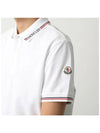 logo patch short sleeve PK shirt white - MONCLER - BALAAN 3