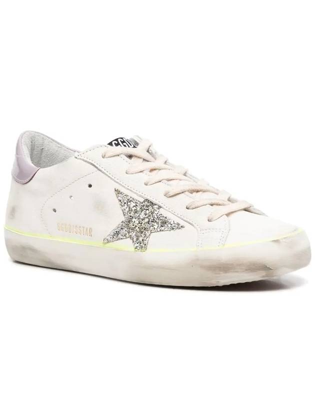 Superstar Lila Tab Low Top Sneakers White - GOLDEN GOOSE - BALAAN 5