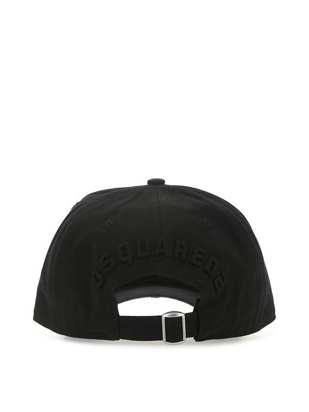 Logo Base Ball Cap Black - DSQUARED2 - BALAAN 3