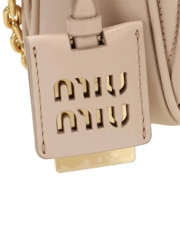 Matelassé Chain Shoulder Bag Power Pink - MIU MIU - BALAAN 7