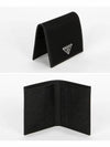 Enamel Triangle Logo Re-Nylon Half Wallet Black - PRADA - BALAAN 4