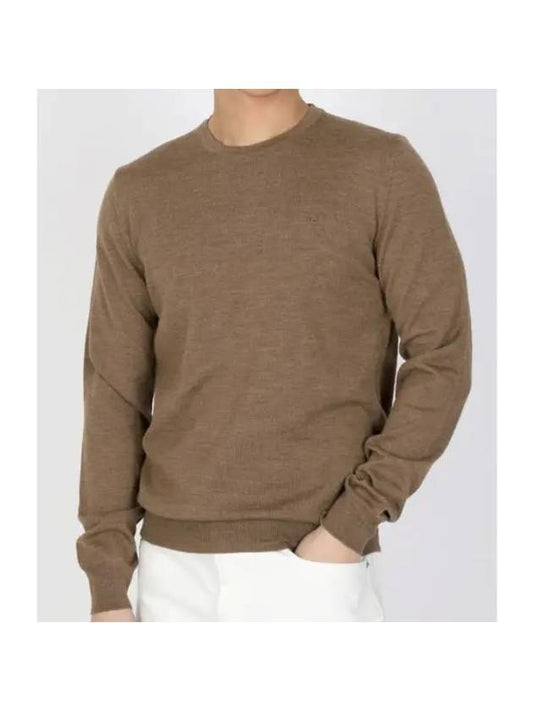 LYLE MERINO CREW NECK SWEATER FMKW10086 C121 Men's Lyle Merino Crew Neck Sweater - J.LINDEBERG - BALAAN 1