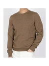 yle Merino Crew Neck Knit Top Brown - J.LINDEBERG - BALAAN 1