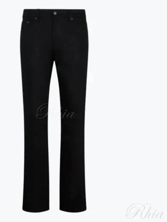 Men's Slim Fit Straight Pants Black - AMI - BALAAN 2