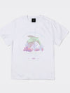 Riso Graphic Birphin Short Sleeve T-shirts White - AOX - BALAAN 6