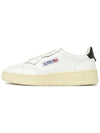 Medalist Goatskin Low Top Sneakers White - AUTRY - BALAAN 5