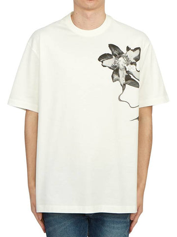 Y 3 Short Sleeve T-Shirt IV7737 WHITE Unisex - YOHJI YAMAMOTO - BALAAN 1