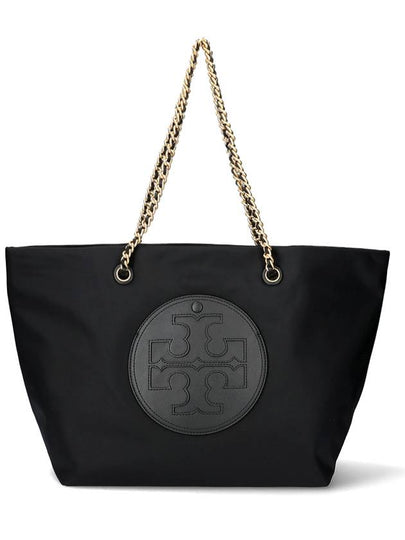 Ella Chain Tote Bag Black - TORY BURCH - BALAAN 2