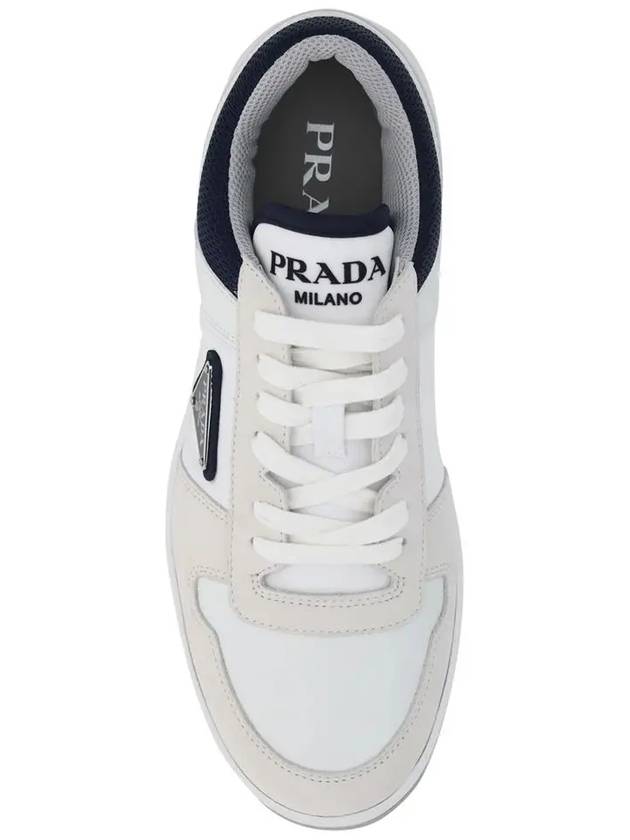 Downtown Re-Nylon Low Top Sneakers White - PRADA - BALAAN 5