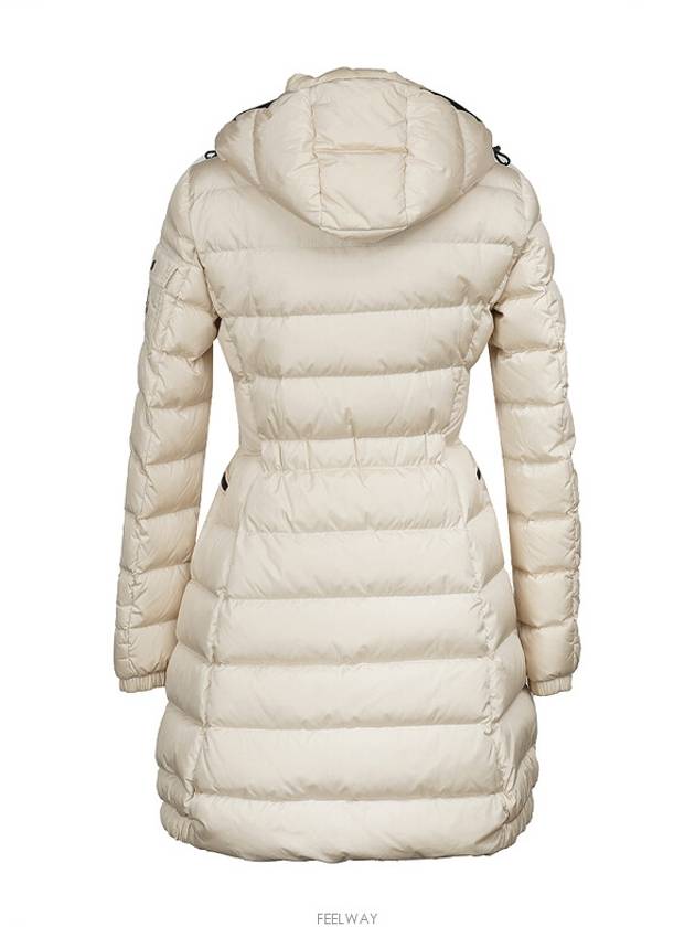 Moncler Charpal Hooded Long Down Jacket Ivory 1 74381 - MONCLER - BALAAN 4