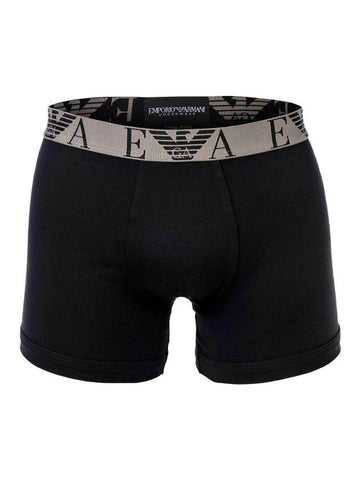 Bold Logo Briefs 2 Pack Black - EMPORIO ARMANI - 1