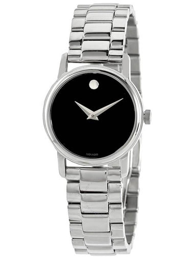 Movado Classic Museum Quartz Black Dial Ladies Watch 2100017 - MOVADO - BALAAN 1