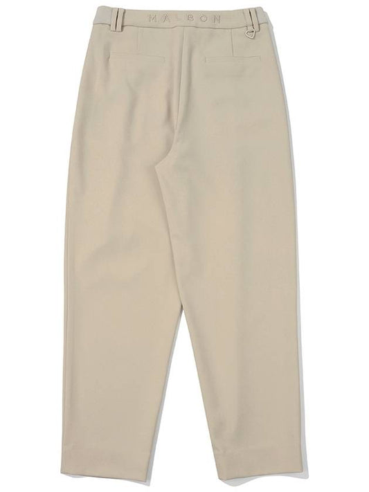 One tuck tapered fit pants BEIGE WOMAN - MALBON GOLF - BALAAN 2