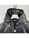 Chanon quilted long hood nylon padding black 999 - MONCLER - BALAAN 3