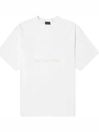 Surfer Medium Fit Short Sleeve T-Shirt White - BALENCIAGA - BALAAN 2