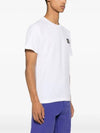 Logo Patch Short Sleeves T-Shirt White - STONE ISLAND - BALAAN 5