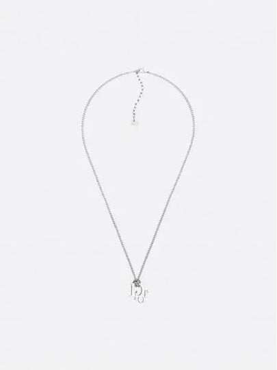 Oblique Pendant Necklace Silver - DIOR - BALAAN 2