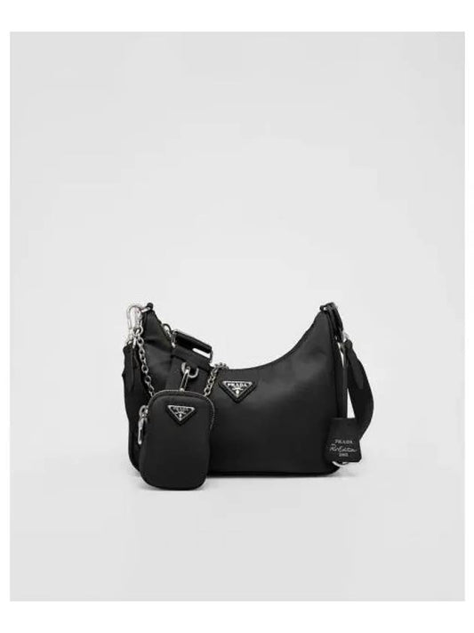 Re-Edition 2005 Re-Nylon Shoulder Bag Black - PRADA - BALAAN 2