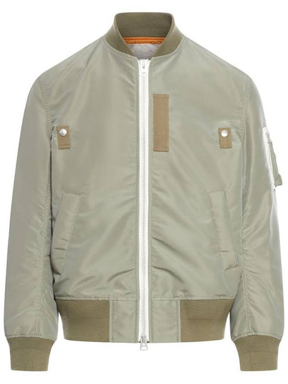 Zip-Up Bomber Jacket Khaki - SACAI - BALAAN 2