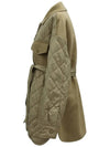 Weekend Paprika Quilted Jacket Technical Fabric and Wool Camel - MAX MARA - BALAAN 3