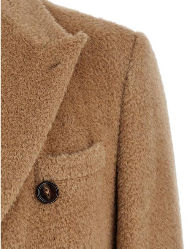 Beige Double-Breasted Coat With Peak Revers In Wool Blend Man - DOLCE&GABBANA - BALAAN 2