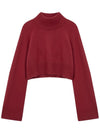 Garret Cashmere Cropped Turtleneck Chianti - REFORMATION - BALAAN 1