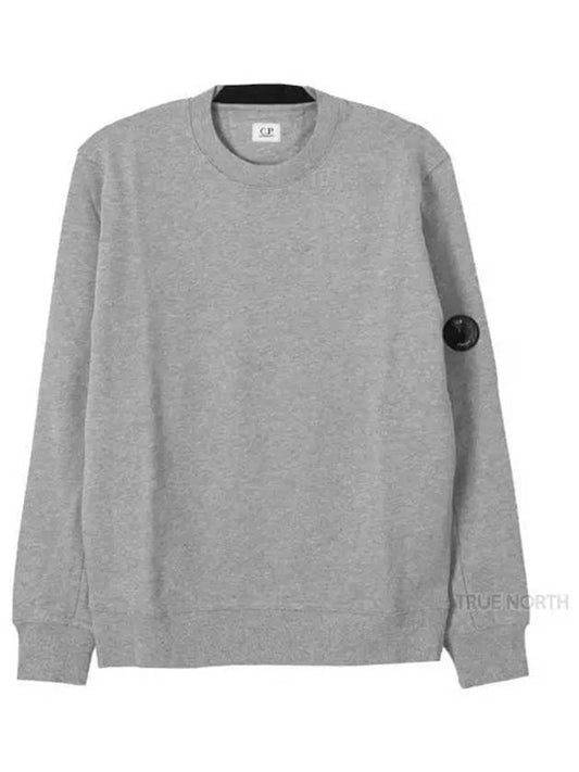 Diagonal Raised Fleece Sweatshirt Grey Melange - CP COMPANY - BALAAN 2