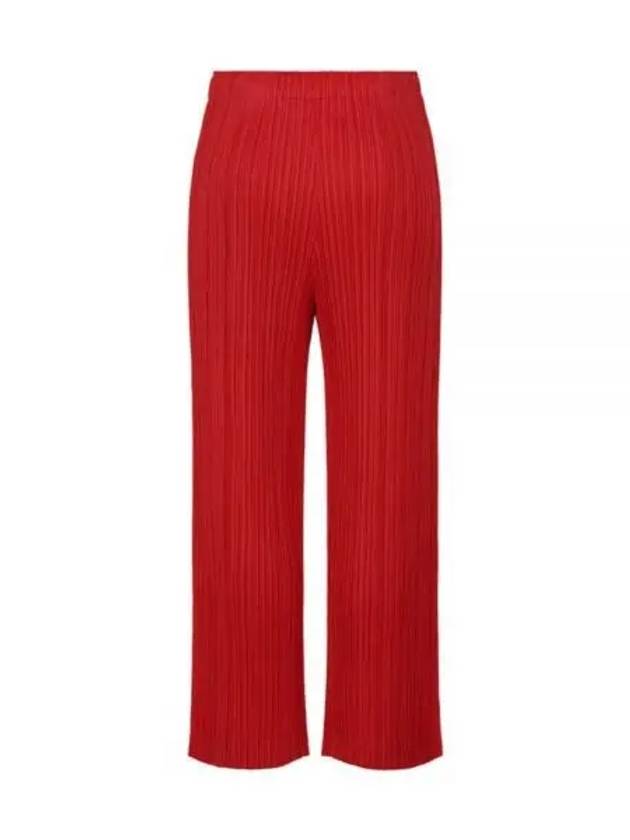 Thicker Bottoms 1 Wide Pants Red - ISSEY MIYAKE - BALAAN 2