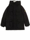 8 10 year old size black double pocket wappen hood long padding 771641136 - STONE ISLAND - BALAAN 3