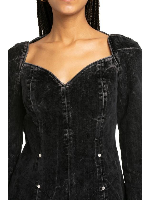 flocked velvet denim blouse 6D00853SPH05 - STELLA MCCARTNEY - BALAAN 6