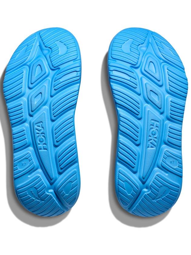 Ora Recovery Slide 3 Slippers Blue - HOKA ONE ONE - BALAAN 6