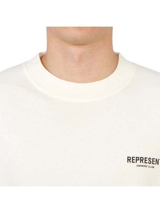 Owners Club Short Sleeve T-Shirt Flat White - REPRESENT - BALAAN 7