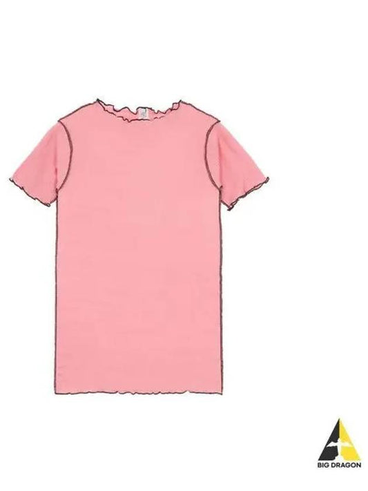 Women s VEIN Short Sleeve T Shirt Pink TTVN RBV WI22 - BASERANGE - BALAAN 1