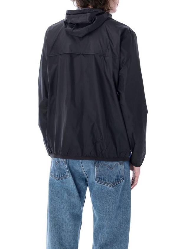 Comme Des Garçons Play Bicolor Waterproof Zip Jacket With Hood - COMME DES GARCONS PLAY - BALAAN 10