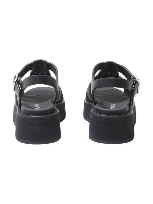 Rubber Fisherman Sandals Black - PRADA - BALAAN 6