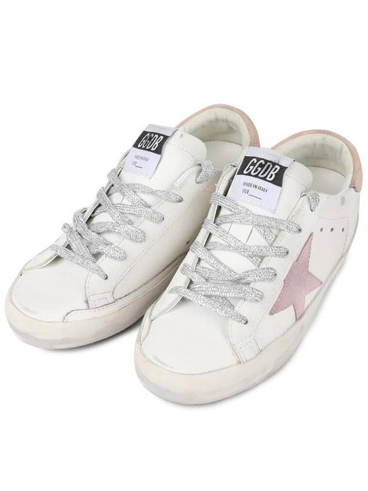 Superstar Low Top Sneakers White Pink - GOLDEN GOOSE - BALAAN 2