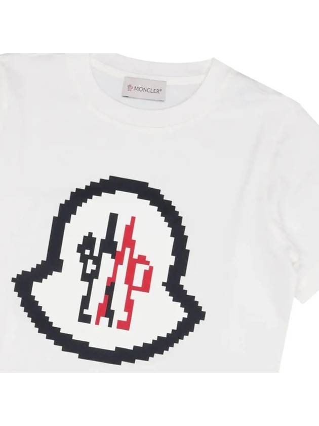 Kids Logo Printing T Shirt 8C000 01 89AFV 034 - MONCLER - BALAAN 4