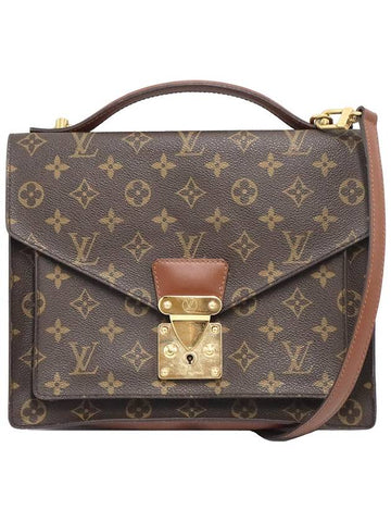 Louis Vuitton M51187 Monogram Canvas Monceau 2WAY - LOUIS VUITTON - BALAAN 1