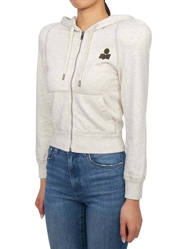 Penny hooded zip up ecru - ISABEL MARANT ETOILE - BALAAN 4