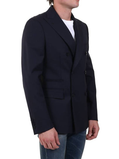 Wool Jacket Blue - TONELLO - BALAAN 2