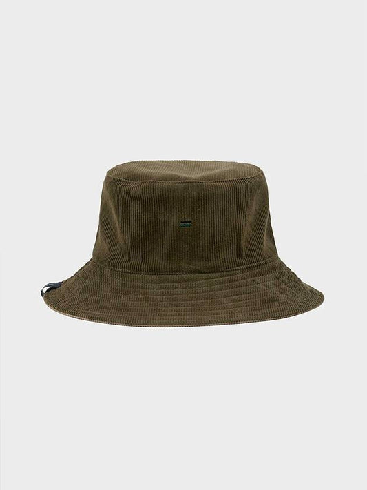 Corduroy reversible bucket hat beige khaki - FFEFF STUDIO - BALAAN 1