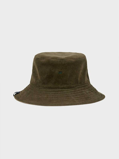 Corduroy Reversible Bucket Hat Beige Khaki - FFEFF STUDIO - BALAAN 1