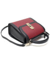 21 H918 Two tone calfskin gold Gancini top handle boxy bag 2WAY - SALVATORE FERRAGAMO - BALAAN 4