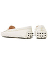 Women's Gommino Leather Driving Shoes White - TOD'S - BALAAN 7