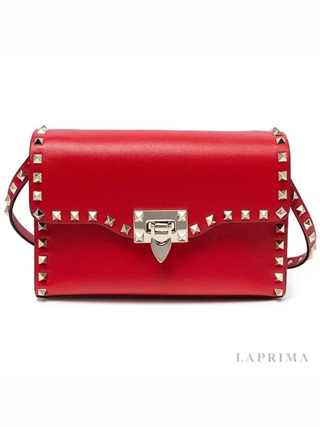 Rockstud Cross Bag Red - VALENTINO - BALAAN 4