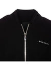 4G Star Logo Wool Bomber Jacket Black - GIVENCHY - BALAAN 5