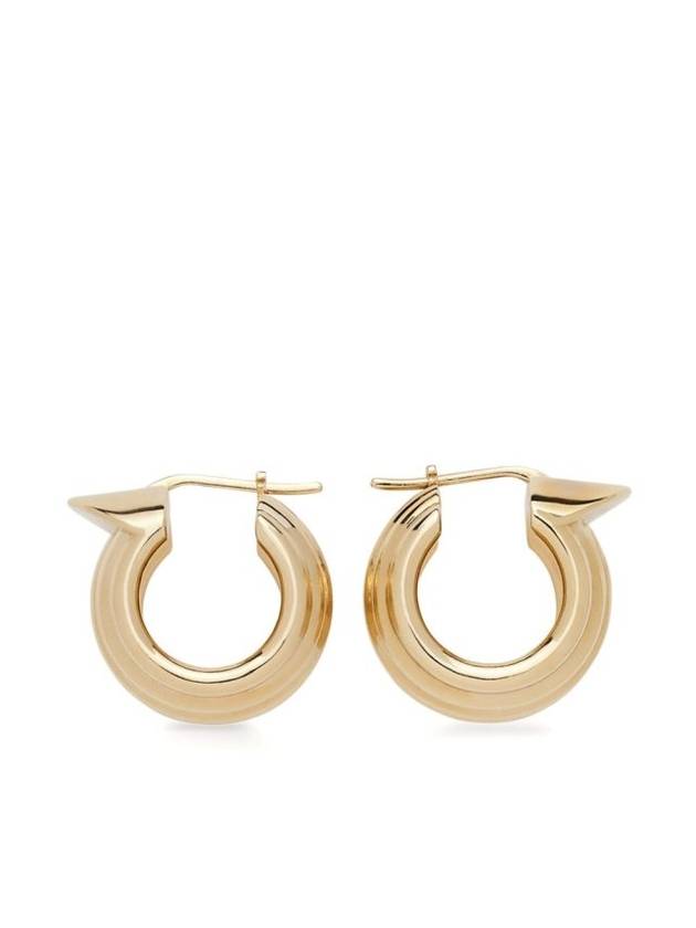 Gancini Brass Earrings Gold - SALVATORE FERRAGAMO - BALAAN 1