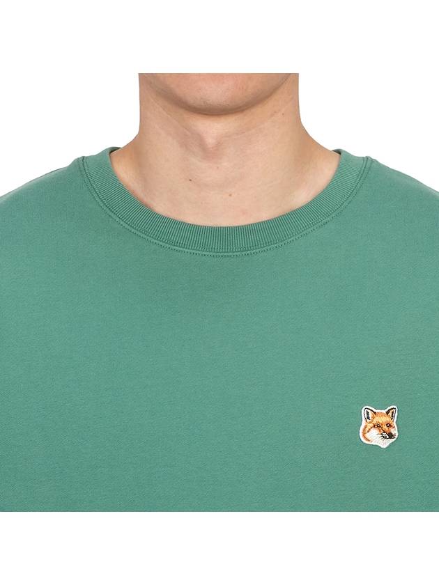 Fox Head Patch Regular Sweatshirt Teal Green - MAISON KITSUNE - BALAAN 7