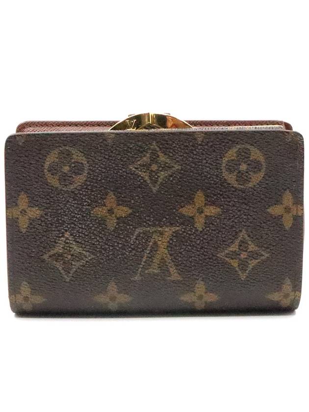 Women s Louis Vuitton M61674 Monogram Canvas French Pulse Medium Wallet gt Gangbuk used luxury goods - LOUIS VUITTON - BALAAN 5