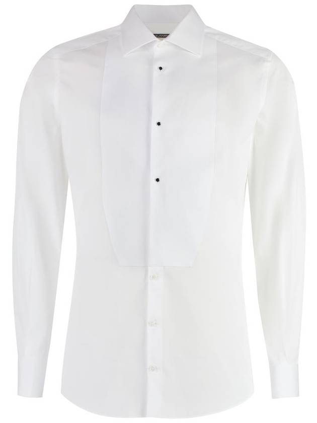 24 ss Cotton Shirt WITH FRONTAL PLASTRON G5EN5TFU5U8W0800 B0650034790 - DOLCE&GABBANA - BALAAN 2